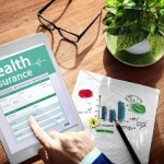 Digital Health Insurance Application Concept
